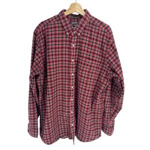 Eddie Bauer Relaxed Fit Flannel Shirt Men’s TXL Tall X-large Long Sleeve Botton